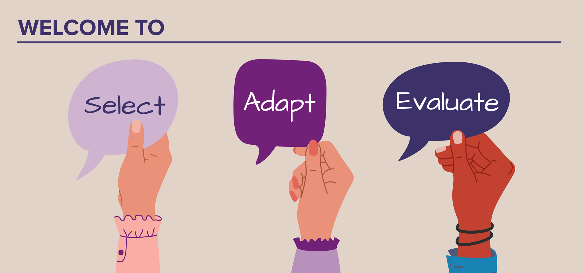 Welcome to Select, Adapt, Evaluate