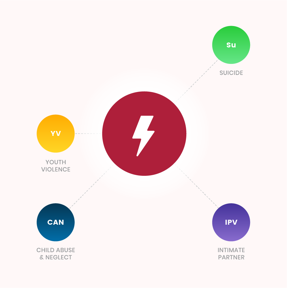 Risk Factor - High alcohol outlet density associated with suicide, intimate partner violence, child abuse and neglect, and youth violence.