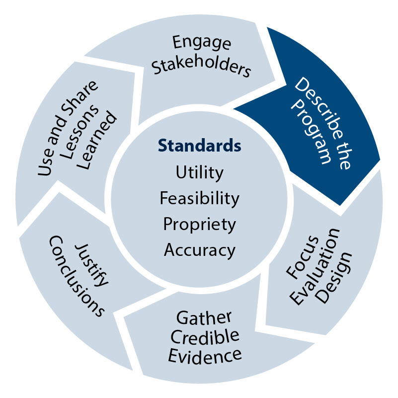cycle graphic step 2 Describe the Program highlighted