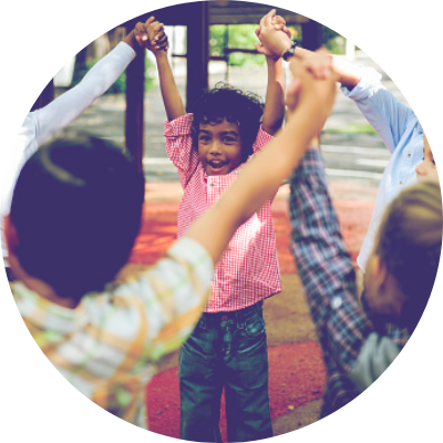 Children in a playground