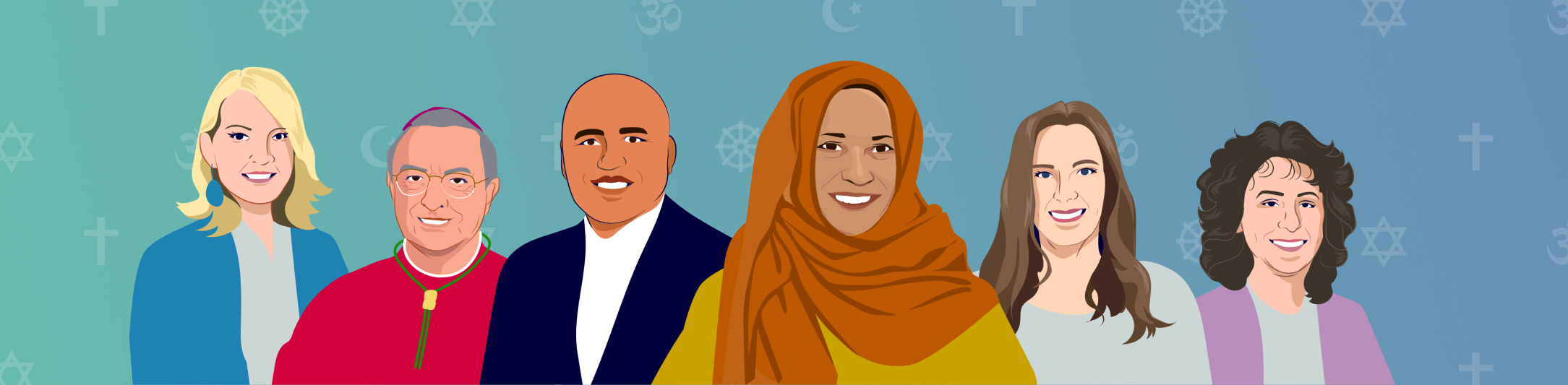 religious leaders smiling